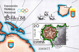 Espagne Bloc N** Yv: 38 Mi:32 Exposicion Filatelica Exfilna'88 Pamplona Ed:2956 - Blocks & Kleinbögen
