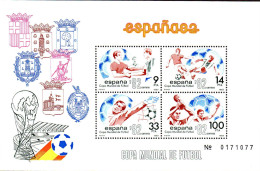 Espagne Bloc N** Yv: 31 Mi:25 Coupe Du Monde De Football Espagna 82 Ed:2664 - Blocs & Hojas