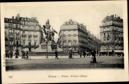 CPA Paris I Louvre, Platz Victor Hugo, Denkmal - Autres & Non Classés