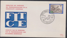 Belgique FDC 1967 1422 Journée Du Timbre Postillon à Cheval Melsbroek - 1961-1970