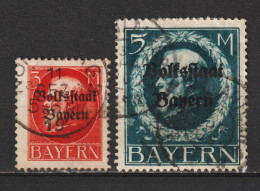 MiNr. 130, 131   (0348) - Gebraucht