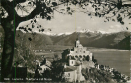 Postcard Switzerland Locarno Madonna Del Sasso - Andere & Zonder Classificatie