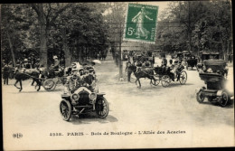 CPA Paris XVI, Bois De Boulogne, L'Allee Des Acacias - Other & Unclassified