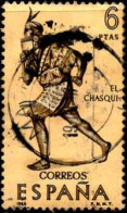 Espagne Poste Obl Yv:1412 Mi:1652 El Chasqui Facteur Ed:1757 (TB Cachet Rond) - Usati