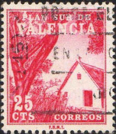 Espagne Poste Obl Yv:1295 Mi:2 Ed:3 Plan Sur De Valencia (Obl.mécanique) - Usati