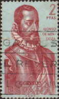 Espagne Poste Obl Yv:1125 Mi:1346 Ed:1454 Alonso De Mendoza (Belle Obl.mécanique) - Gebraucht