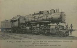 A Magyar Kiralyi Allamvasutak 601 Sor Mallet-rendszerü, Schmidt-féle Tulhevitös Mozdonya - Trains