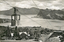 Postcard Switzerland Seilbahn Brunni Alp Gschwend Telecabine - Other & Unclassified