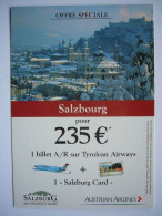 Avion / Airplane / AUSTRIAN AIRLINES / Salzbourg / Airline Issue - 1946-....: Modern Tijdperk