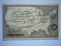 Avion / Airplane / AMERICAN AIRLINES / This Is MY TRIP / Airline Issue - 1946-....: Era Moderna