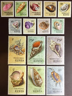 Kenya 1971 Shells Complete Set MNH - Conchas