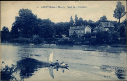 CPA Lagny Seine Et Marne, Quai De La Gourdine - Other & Unclassified