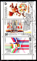 Espagne Poste Obl Yv:2445/2447 Ingreso De Portugal Y España En La C.E. (Belle Obl.mécanique) - Used Stamps