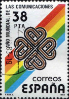 Espagne Poste Obl Yv:2321 Mi:2591 Ed:2709 Ano Mundial De Las Communicaciones (TB Cachet Rond) - Used Stamps