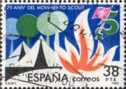 Espagne Poste Obl Yv:2333 Mi:2599 Ed:2716 75 Aniv Del Movimiento Scout (Beau Cachet) - Gebraucht