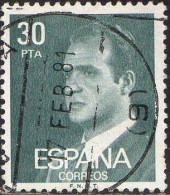 Espagne Poste Obl Yv:2234 Mi:2490s Ed:2600 Juan-Carlos Ier Profil (TB Cachet Rond) - Gebraucht