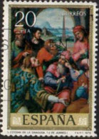 Espagne Poste Obl Yv:2186 Mi:2432 S.Esteban En La Sinagoga J.de Juanes (Belle Obl.mécanique) - Gebraucht