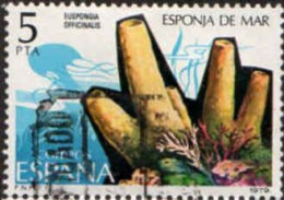 Espagne Poste Obl Yv:2173 Mi:2423 Esponja De Mar Euspongia Officinalis (cachet Rond) - Usados