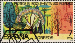 Espagne Poste Obl Yv:2116 Mi:2363 Protege El Bosque-Evita Los Incendios (TB Cachet Rond) - Oblitérés