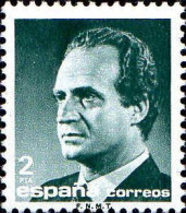 Espagne Poste N** Yv:2456/2460 Juan Carlos 1er Papier Fluo - Nuevos