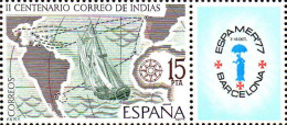 Espagne Poste N** Yv:2083 Mi:2330 II Centenario Correo De Indias - Unused Stamps