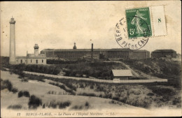 CPA Berck Pas De Calais Strand, Der Leuchtturm, Das Maritime Hospital - Autres & Non Classés