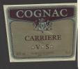 Etiquette   Cognac  -  Carriere - Andere & Zonder Classificatie
