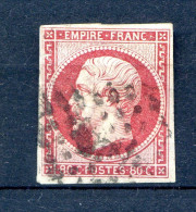 060524 TIMBRE FRANCE N° 17B     Marges  Voir Scan    1 Charnière Forte - 1853-1860 Napoléon III