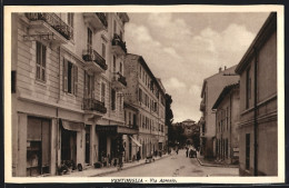 Cartolina Ventimiglia, Via Aprosio  - Sonstige & Ohne Zuordnung