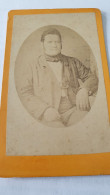 2 PHOTOS CDV HOMME   -  PHOTOGRAPHE NON IDENTIFIE SANS V° 10.5X6.5 CM PHOTOS PALES - Alte (vor 1900)