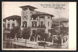 Cartolina Bagni Di Montecatini, Hotel Pensione Firenze, Viale Spatz  - Firenze