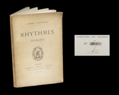 BARBEY D'AUREVILLY (Jules-Amédée) - Rythmes Oubliés. EO Num. 1/500. - 1801-1900