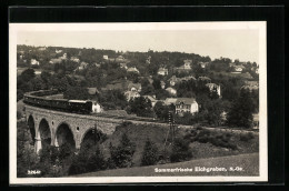 AK Eichgraben /N.-Oe., Teilansicht Mit Eisenbahn  - Autres & Non Classés