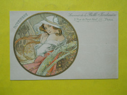 MUCHA ,art Nouveau ,mois De Novembre ,Belle Jardiniere - Mucha, Alphonse