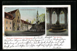 AK Heiligenkreuz I. Wienerwald, Kirche Und Dreifaltigkeitsgebäude, Blei-Brunnen  - Sonstige & Ohne Zuordnung