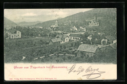 AK Payerbach Bei Semmering, Ortsansicht Mit Fernblick Aus Der Vogelschau  - Sonstige & Ohne Zuordnung