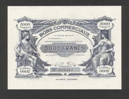 Bon Commercial De 5000 Francs De La Villes De Tours - Notgeld