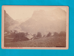 RARE  Grindelwald Hôtel De L'ours Par Gabler De Interlaken (Suisse) Circa 1880 - Antiche (ante 1900)