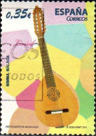 Espagne Poste Obl Yv:4285 Mi:4582 Instrumentos Musicales Laud (Belle Obl.mécanique) - Gebraucht