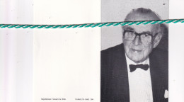 Ernest Vermeiren-De Smet-Feber, Hamme 1912, Zele 1990. Ere Schooldirecteur; Oud-strijder 40-45, Foto - Obituary Notices