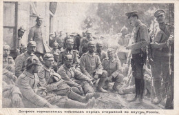 German Prisoners WWI Serbia Russia 1915  Rubbed Text Censor - Otros & Sin Clasificación