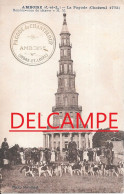 AMBOISE  - LA  PAGODE CHOISEUL - CHASSE A COURRE - Amboise