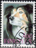 Feroe Poste Obl Yv:258/259 Chien Féroïen De Berger (TB Cachet Rond) - Faeroër