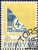 Feroe Poste Obl Yv: 37/38 Europa Cept Histoire Postale (TB Cachet Rond) - Islas Faeroes