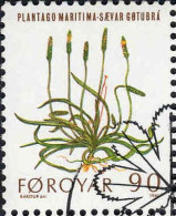 Feroe Poste Obl Yv: 42/46 Plantes Sauvages (TB Cachet Rond) (Thème) - Färöer Inseln