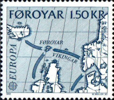 Feroe Poste N** Yv: 64/65 Europa Cept Faits Historiques - Faroe Islands