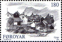 Feroe Poste N** Yv: 66/68 Villages Des Îles Ingalvur Av Reyni - Isole Faroer