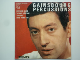 Serge Gainsbourg 45Tours EP Vinyle Percussions / Couleur Café - 45 Rpm - Maxi-Single