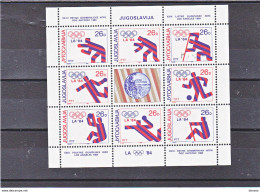 YOUGOSLAVIE 1984 JEUX OLYMPIQUES DE LOS ANGELES Yvert 1955-1962, Michel 2075-2082 NEUF** MNH Cote 4,80 Euros - Unused Stamps