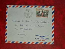 LETTRE NIGER NIAMEY 1967 FESTAVAL MONDIAL DES ARTS NEGRES - Níger (1960-...)